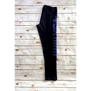 VSX Sport Black & Purple Workout Leggings
